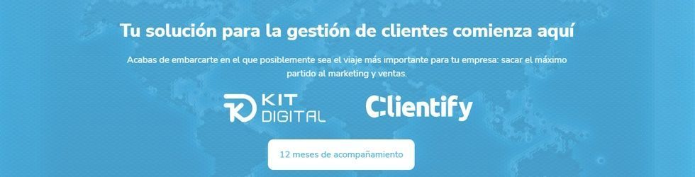 Banner Clientify Kit Digital