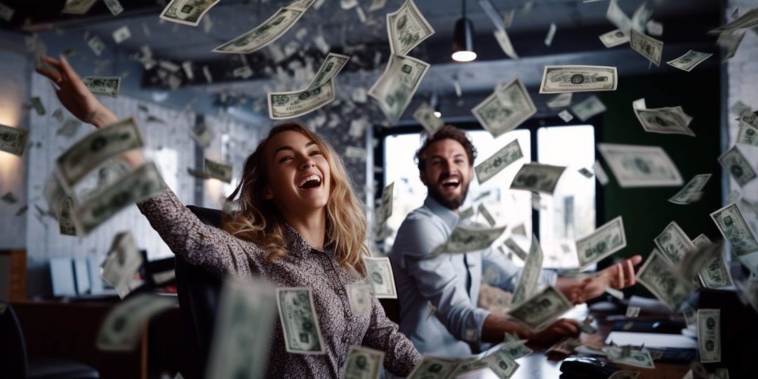 lloviendo dinero